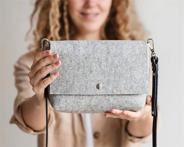 Felt Crossbody Bag